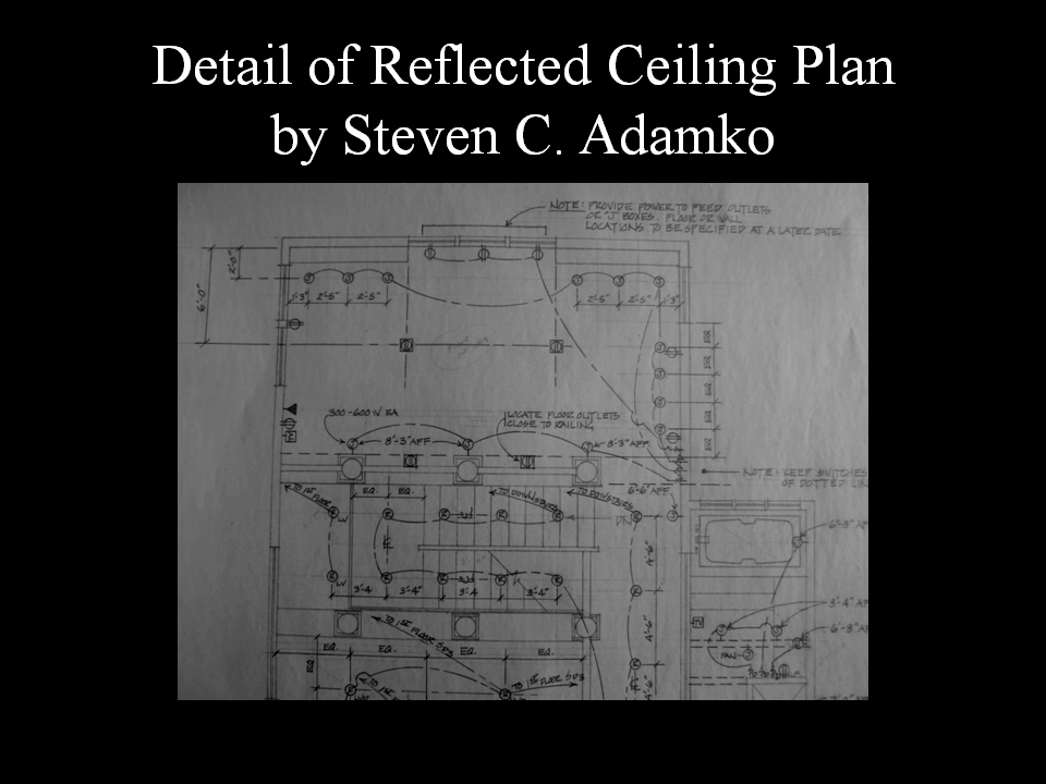 Reflected Ceiling Plan Detail by Steve Adamko - Master Interior Designer